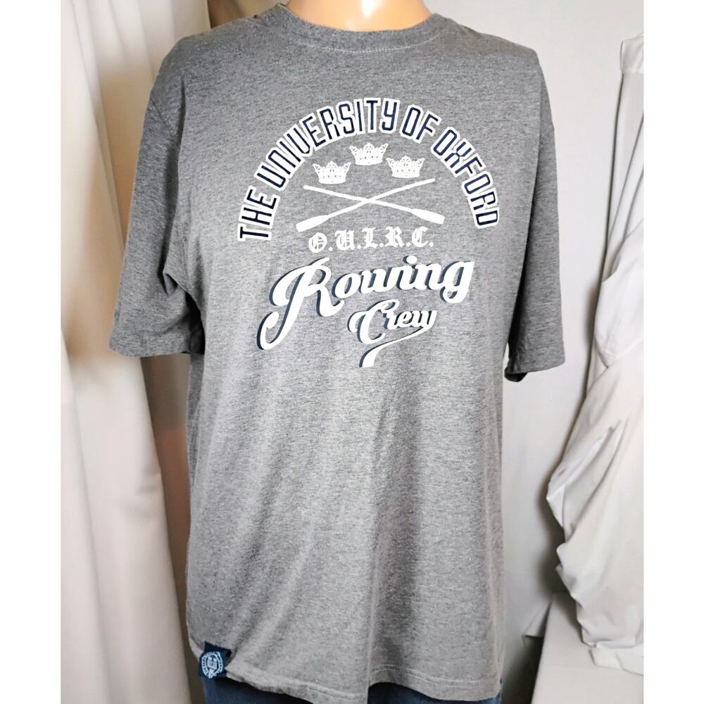 Oxford University Mens XL Rowing Crew Graphic T Shirt Collegiate Preppy